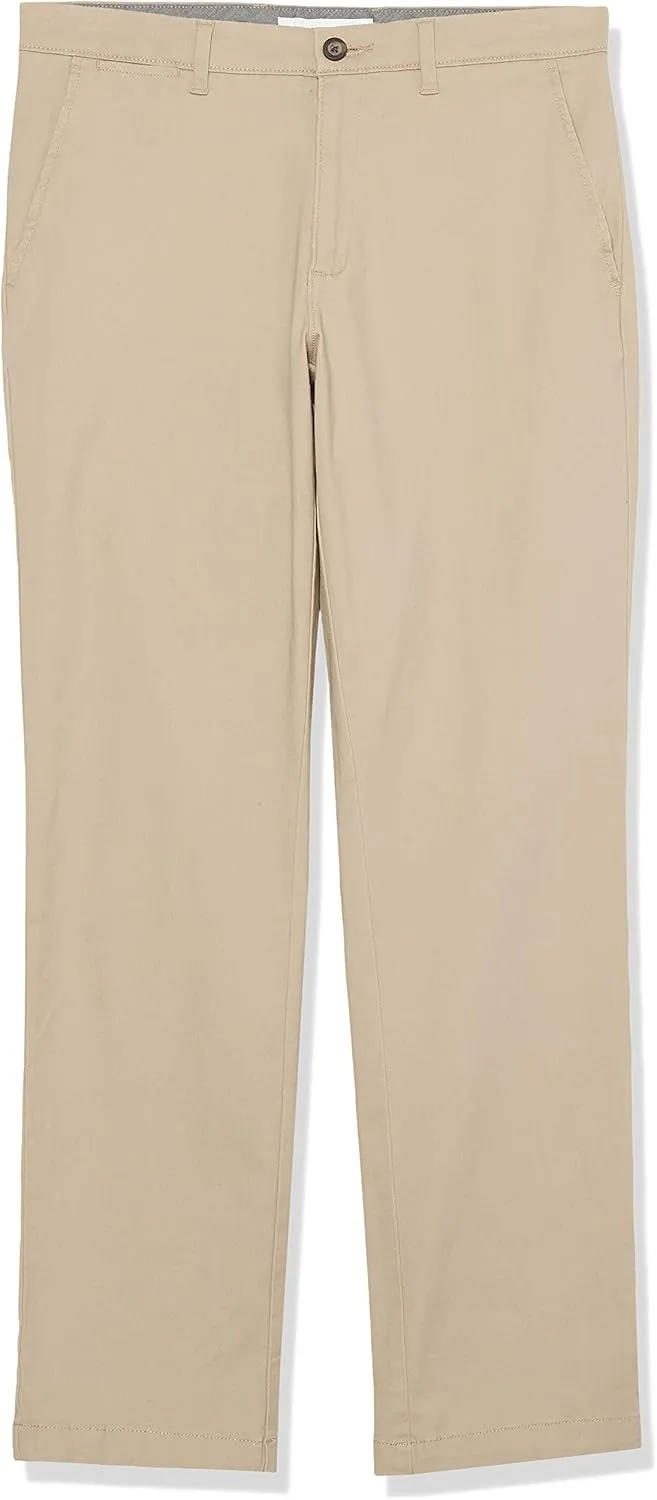 Amazon Essentials Mens Straight-Fit Casual Stretch Chino Pants