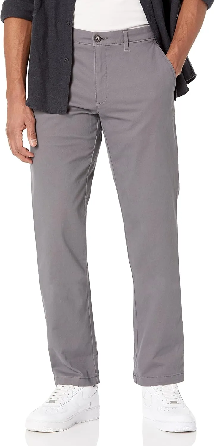 Amazon Essentials Mens Straight-Fit Casual Stretch Chino Pants