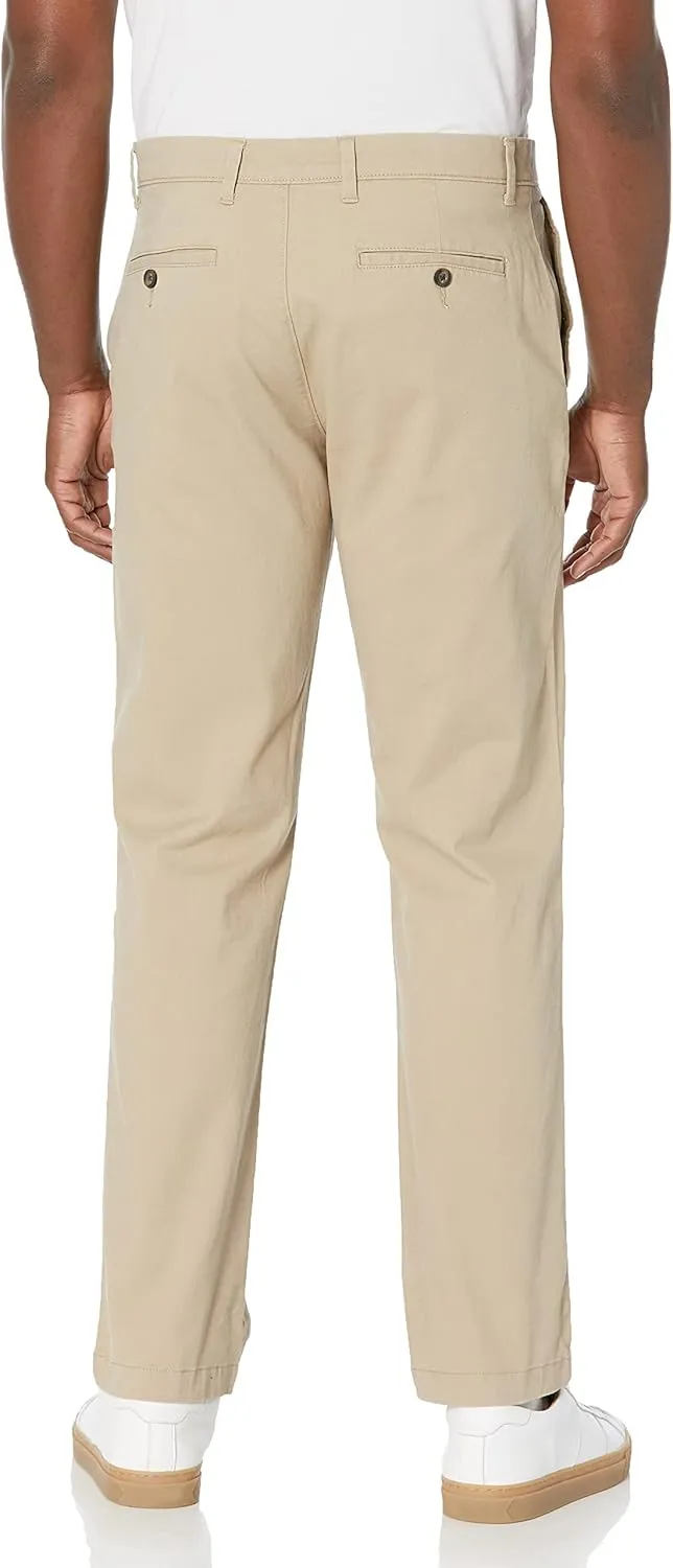 Amazon Essentials Mens Straight-Fit Casual Stretch Chino Pants