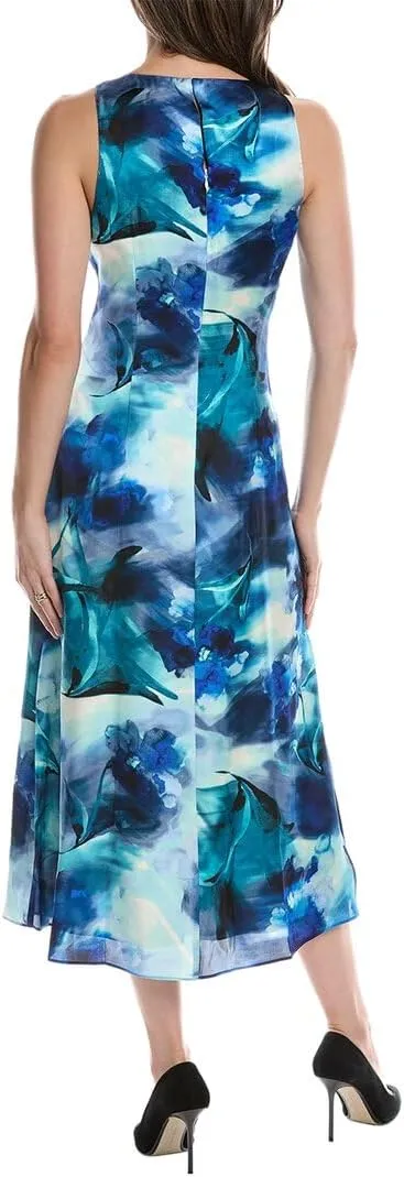 Anne Klein Women's Long Midi Sleeveless Slip Dress