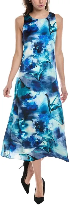 Anne Klein Women's Long Midi Sleeveless Slip Dress