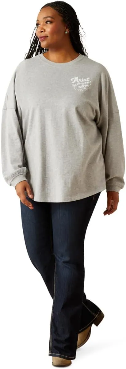 ARIAT Women's Canvas Oversized T-Shirt