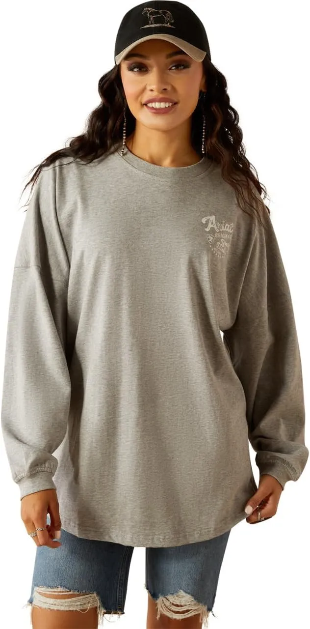 ARIAT Women's Canvas Oversized T-Shirt