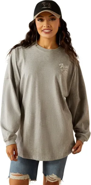 ARIAT Women's Canvas Oversized T-Shirt