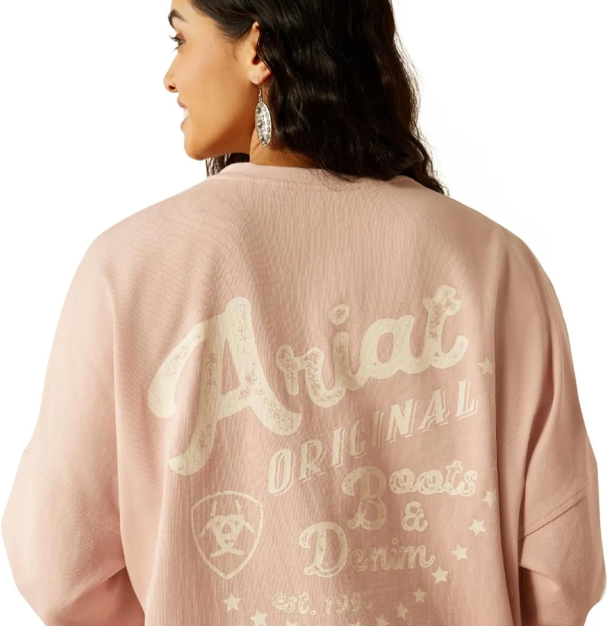 ARIAT Women's Canvas Oversized T-Shirt