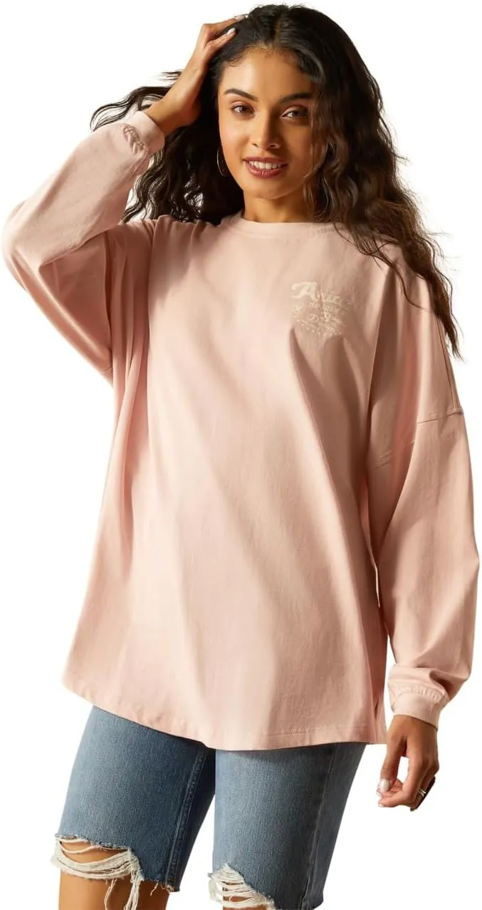 ARIAT Women's Canvas Oversized T-Shirt