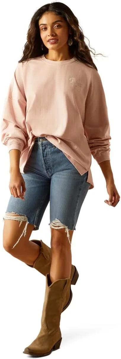 ARIAT Women's Canvas Oversized T-Shirt