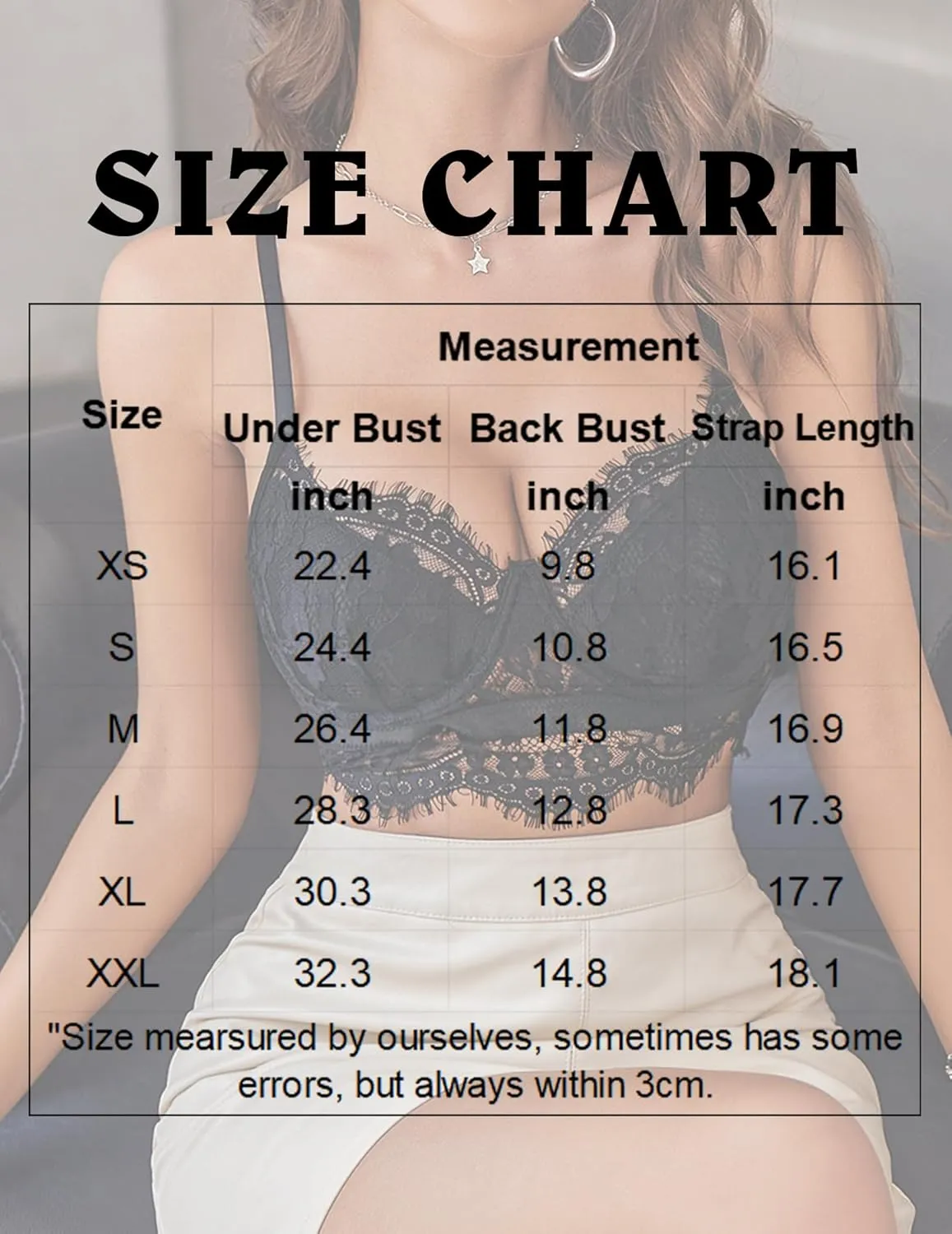 Avidlove Lace Bralettes for Women Y2k Strap Bustier Cami Top V Neck Camisole Lingerie