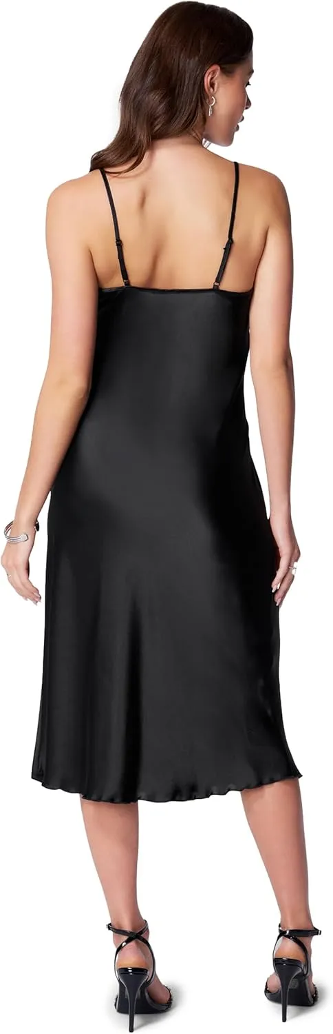 bebe Satin Slip Dress