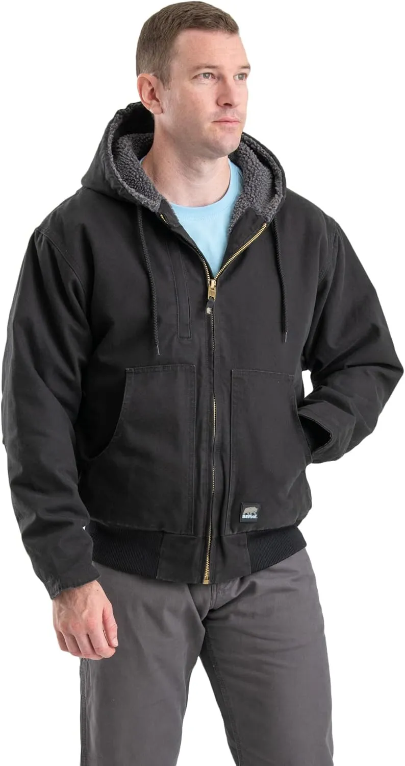 Berne Men's Flex180 Washed Hooded Jacket