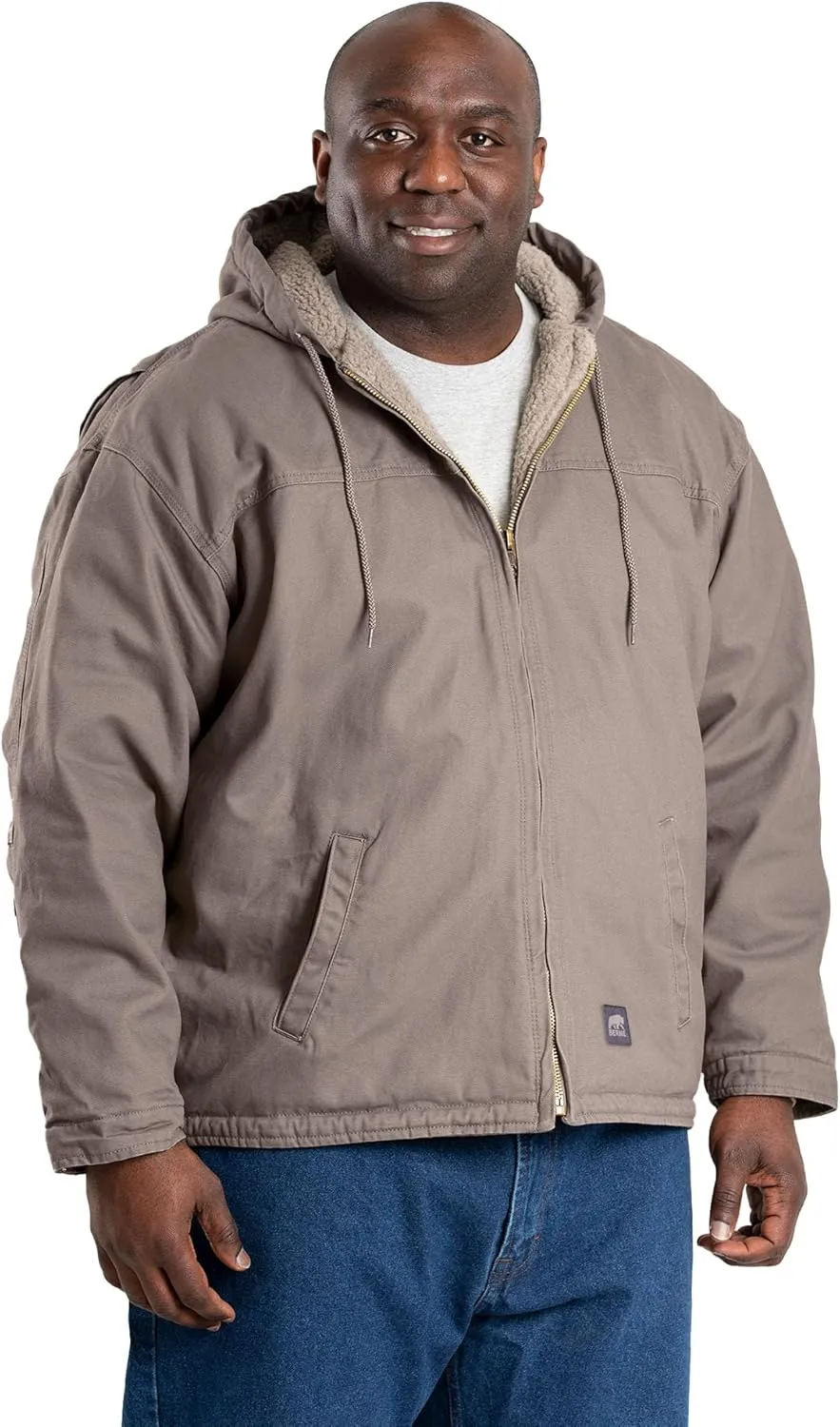 Berne Men's Heathered Modern Hooded Jacket