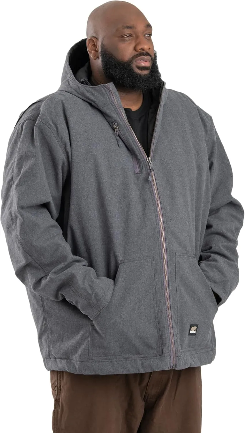 Berne Men's Heathered Modern Hooded Jacket