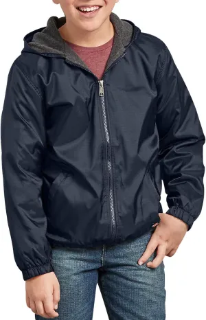 Big Kids Fleece Lined Hooded Jacket