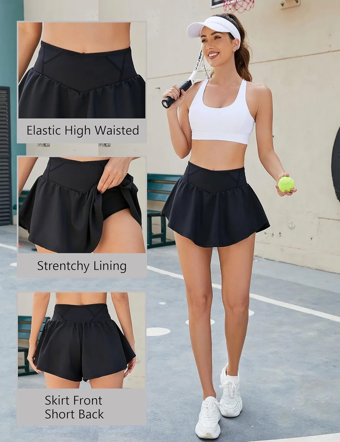 BMJL Womens Flowy Athletic Shorts High Waisted Shorts Workout Running Shorts Gym Quick Dry Shorts