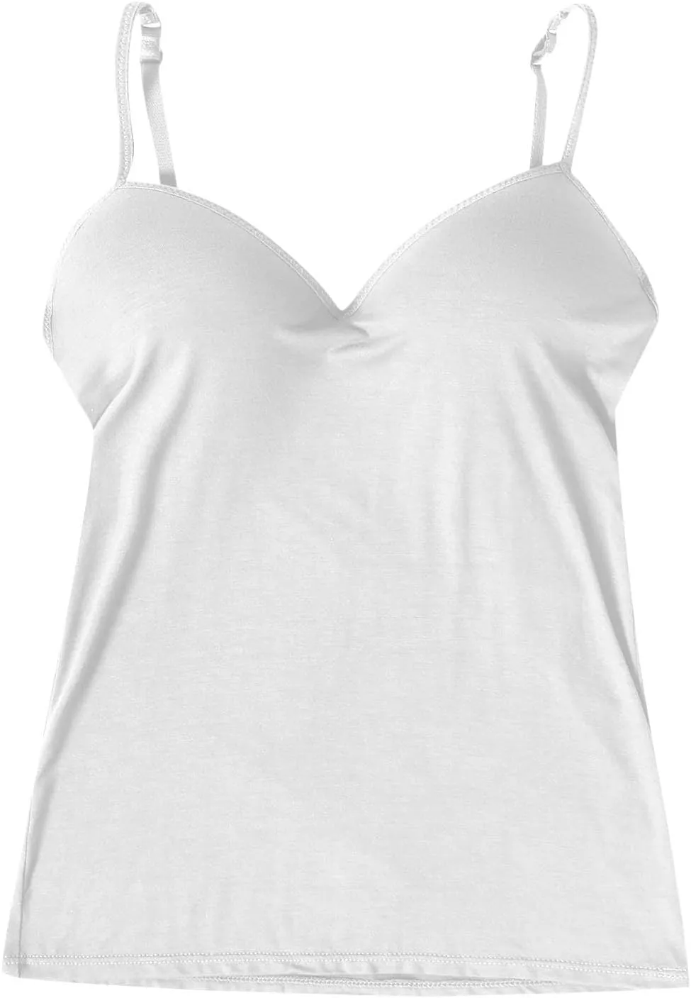 Built in Bra Camisole Tank Tops for Women Workout Layer Padded Yoga Shirts Summer Casual Spaghetti Strap Sexy Cami Top
