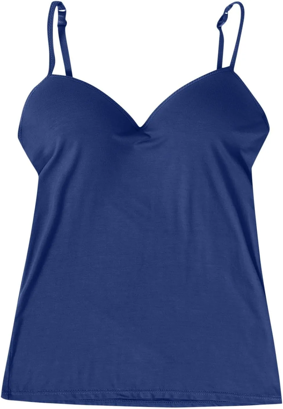 Built in Bra Camisole Tank Tops for Women Workout Layer Padded Yoga Shirts Summer Casual Spaghetti Strap Sexy Cami Top