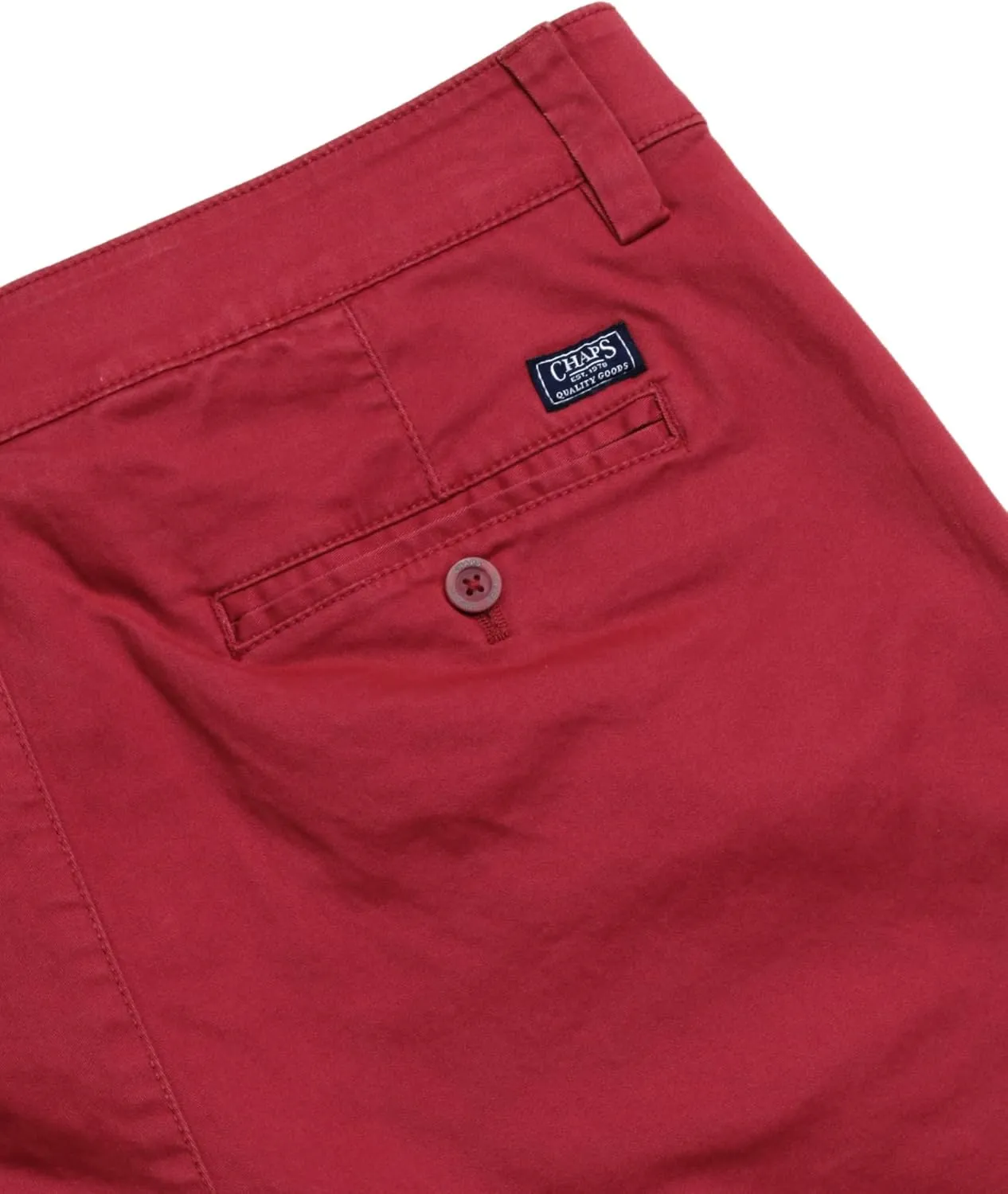 Chaps Men's Pants - Straight Fit 5-Pocket Comfort Stretch Chino Pants for Men - Men's Fashion Straight Leg Cotton Chinos