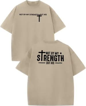 Christian Oversized Shirt for Men Faith Cross T Shirt Inspirational God Shirt Religious Sayings Tee Tops
