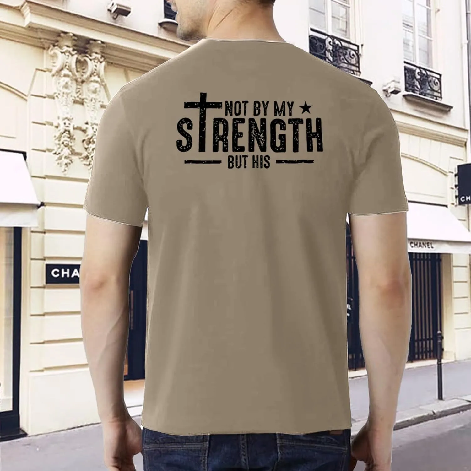 Christian Oversized Shirt for Men Faith Cross T Shirt Inspirational God Shirt Religious Sayings Tee Tops