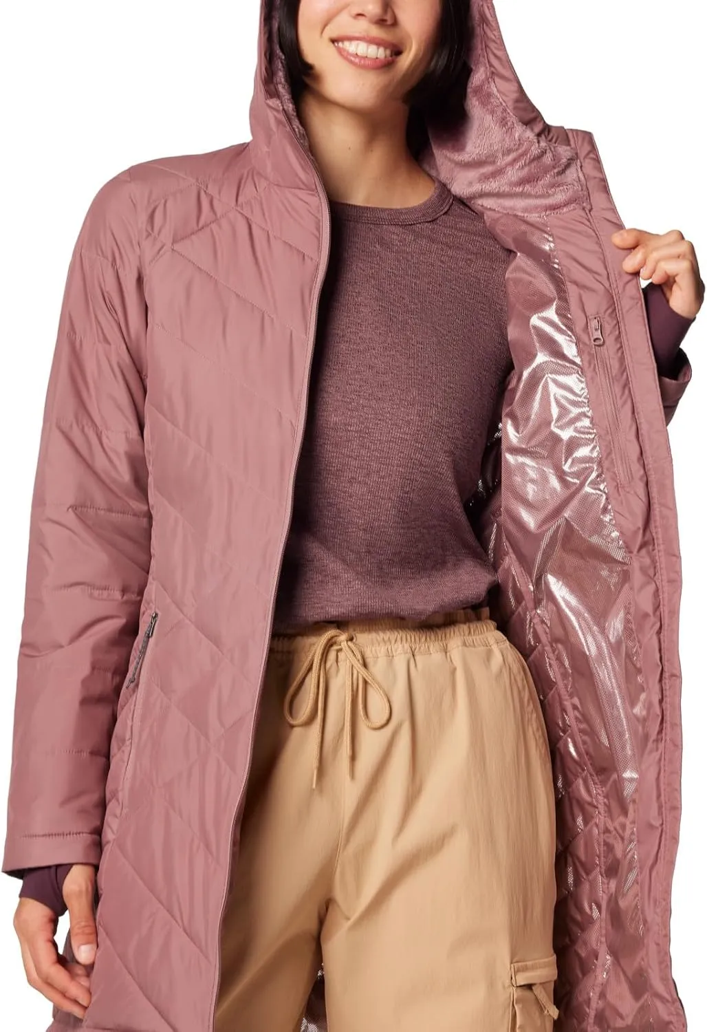 Columbia Women's Heavenly Long Hooded Jacket
