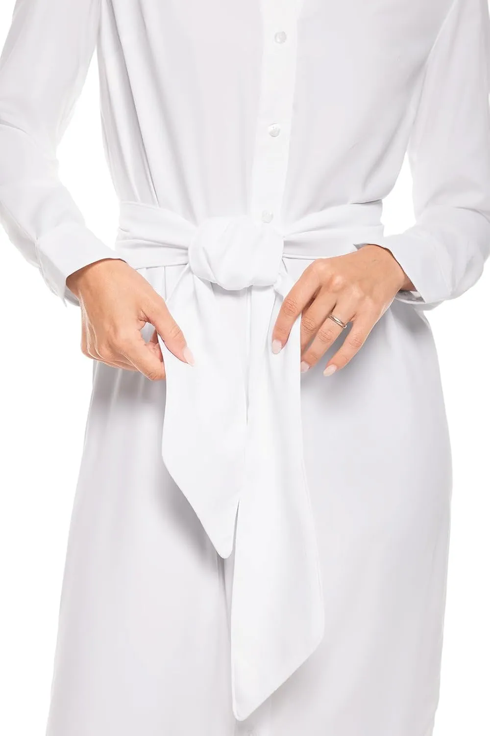 Coolibar UPF 50  Womens Kitts Shirt Dress - Sun Protective