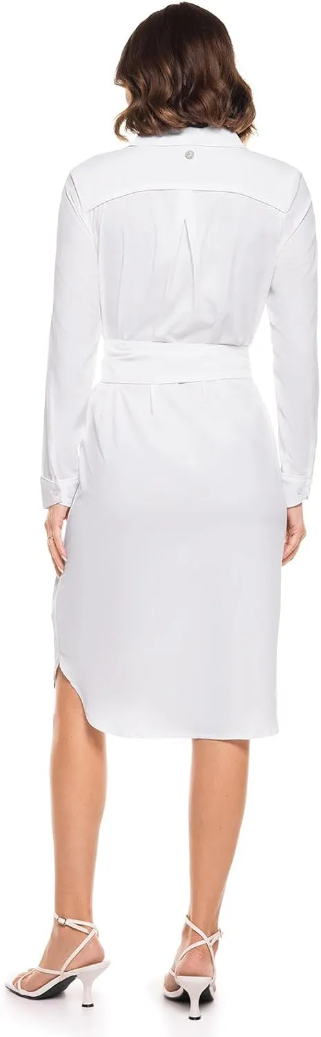 Coolibar UPF 50  Womens Kitts Shirt Dress - Sun Protective