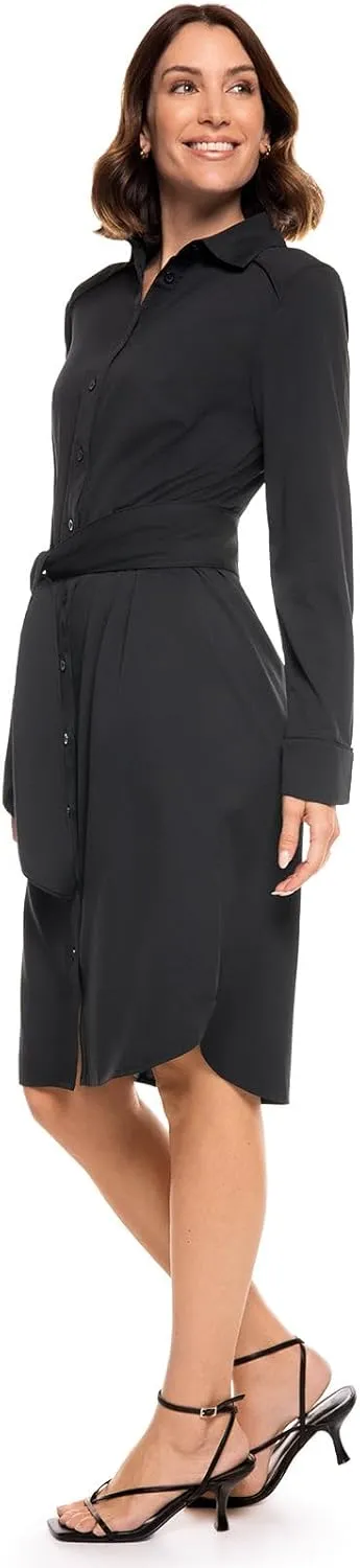 Coolibar UPF 50  Womens Kitts Shirt Dress - Sun Protective