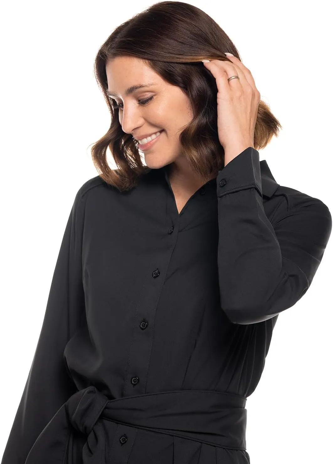 Coolibar UPF 50  Womens Kitts Shirt Dress - Sun Protective