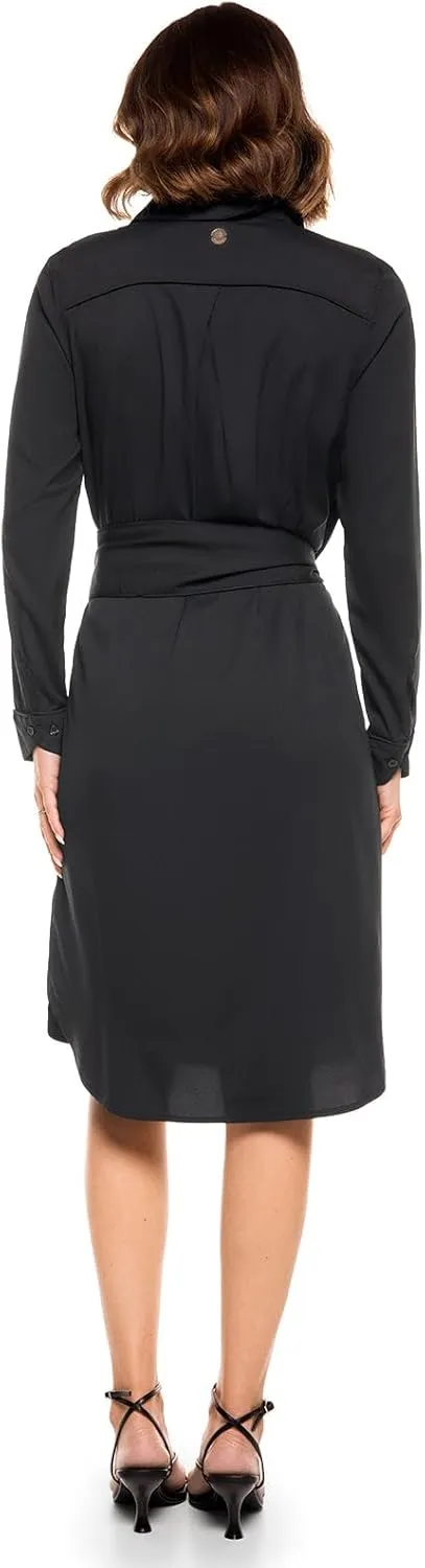 Coolibar UPF 50  Womens Kitts Shirt Dress - Sun Protective