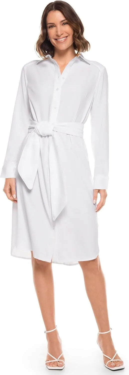 Coolibar UPF 50  Womens Kitts Shirt Dress - Sun Protective