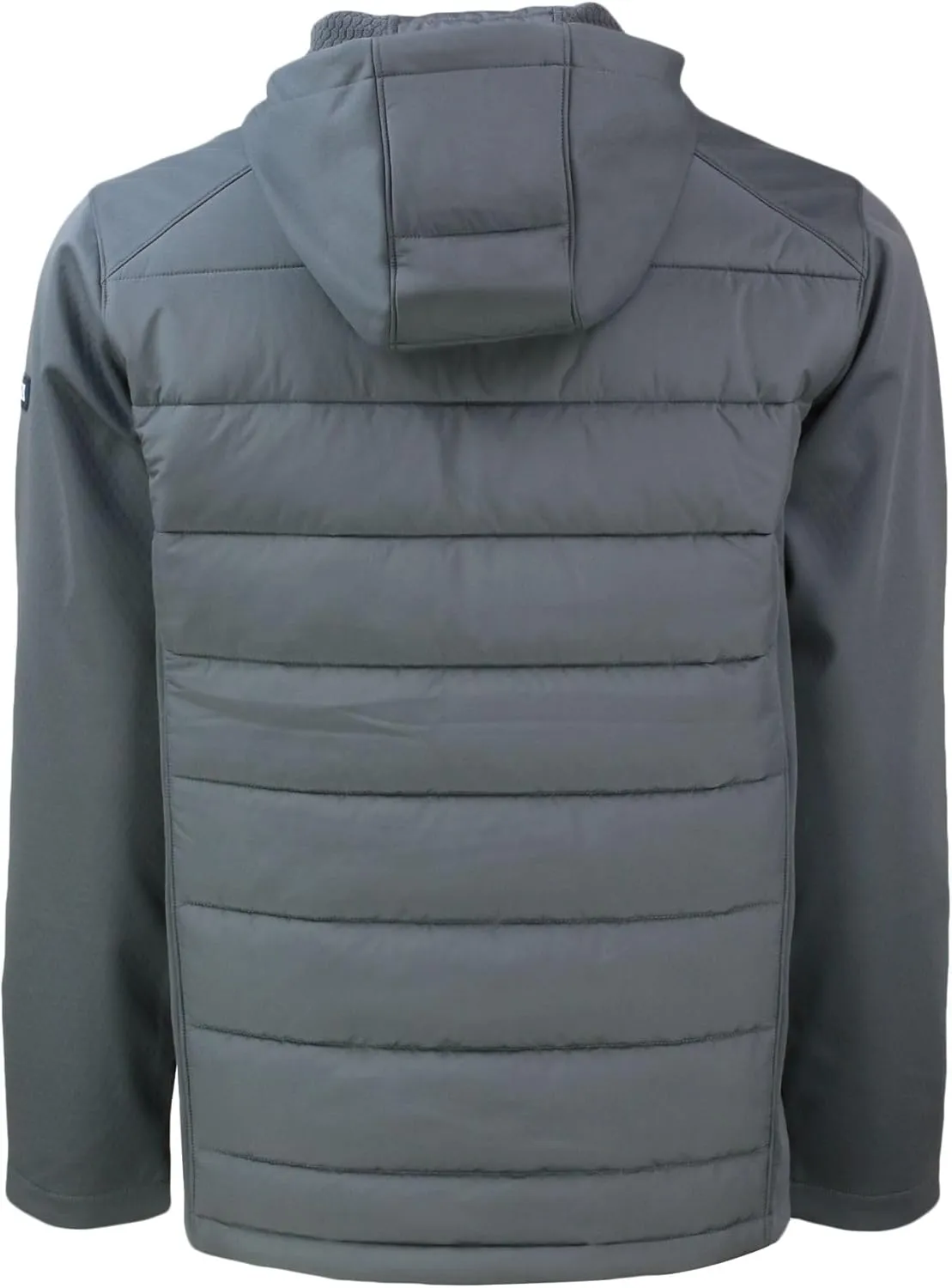 Cutter & Buck Evoke Hybrid Eco Softshell Recycled Full Zip Mens Big & Tall Hooded Jacket