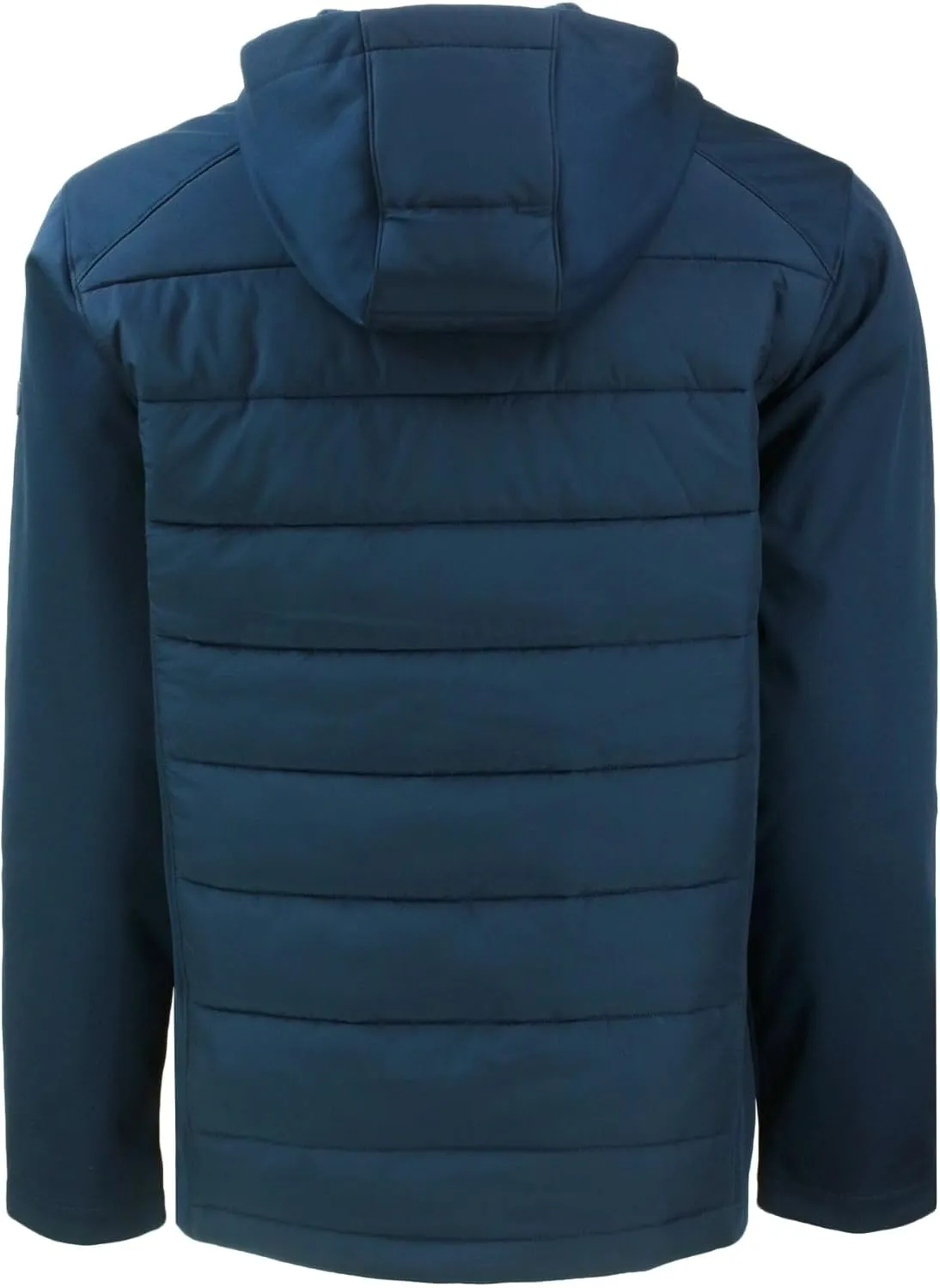 Cutter & Buck Evoke Hybrid Eco Softshell Recycled Full Zip Mens Big & Tall Hooded Jacket