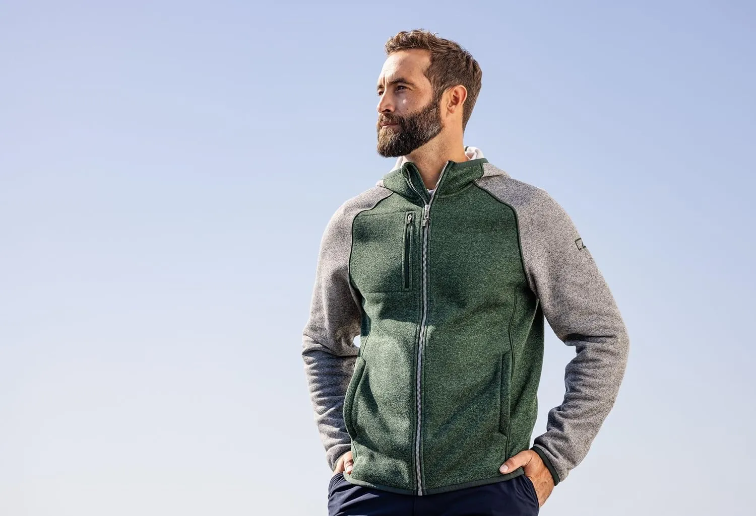 Cutter & Buck Mainsail Full Zip Hooded Mens Jacket