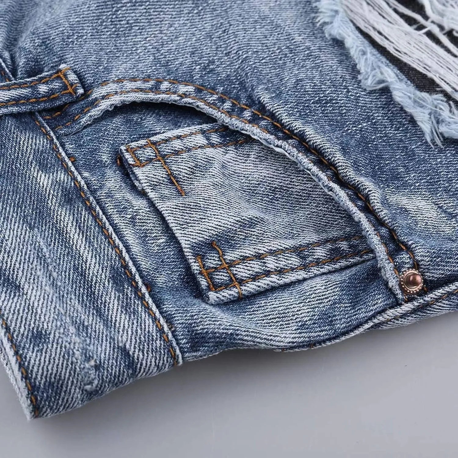 Denim Shorts Women High Waisted Jean Shorts Ripped Hem Shorts Distressed Shorts Stretch Summer Shorts Comfy Shorts