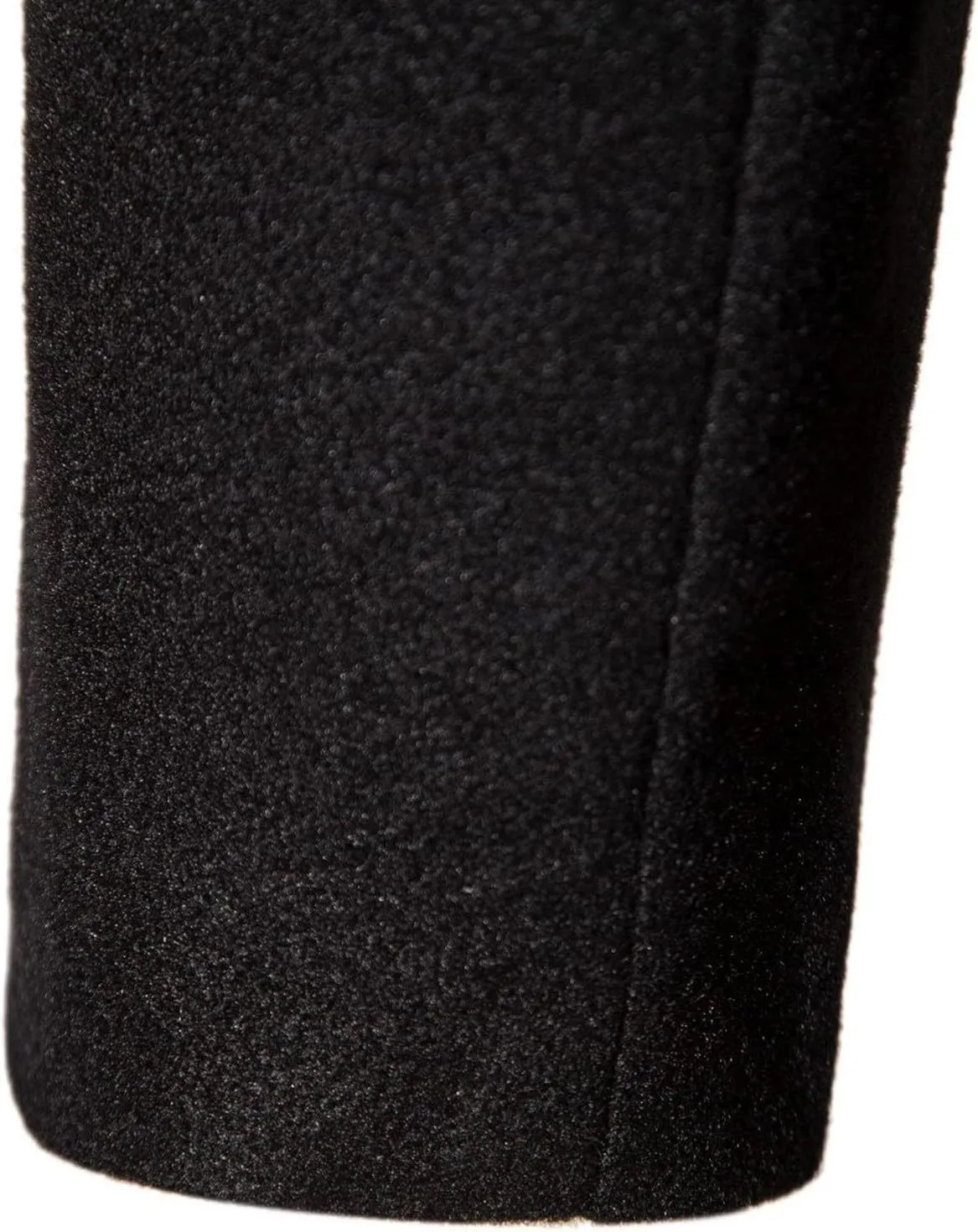 Dgoopd Mens Trench Coat Mid Length Wool Blend Coat Double Breasted Pea Coat Notch Lapel Jacket Dress Casual Winter Overcoat