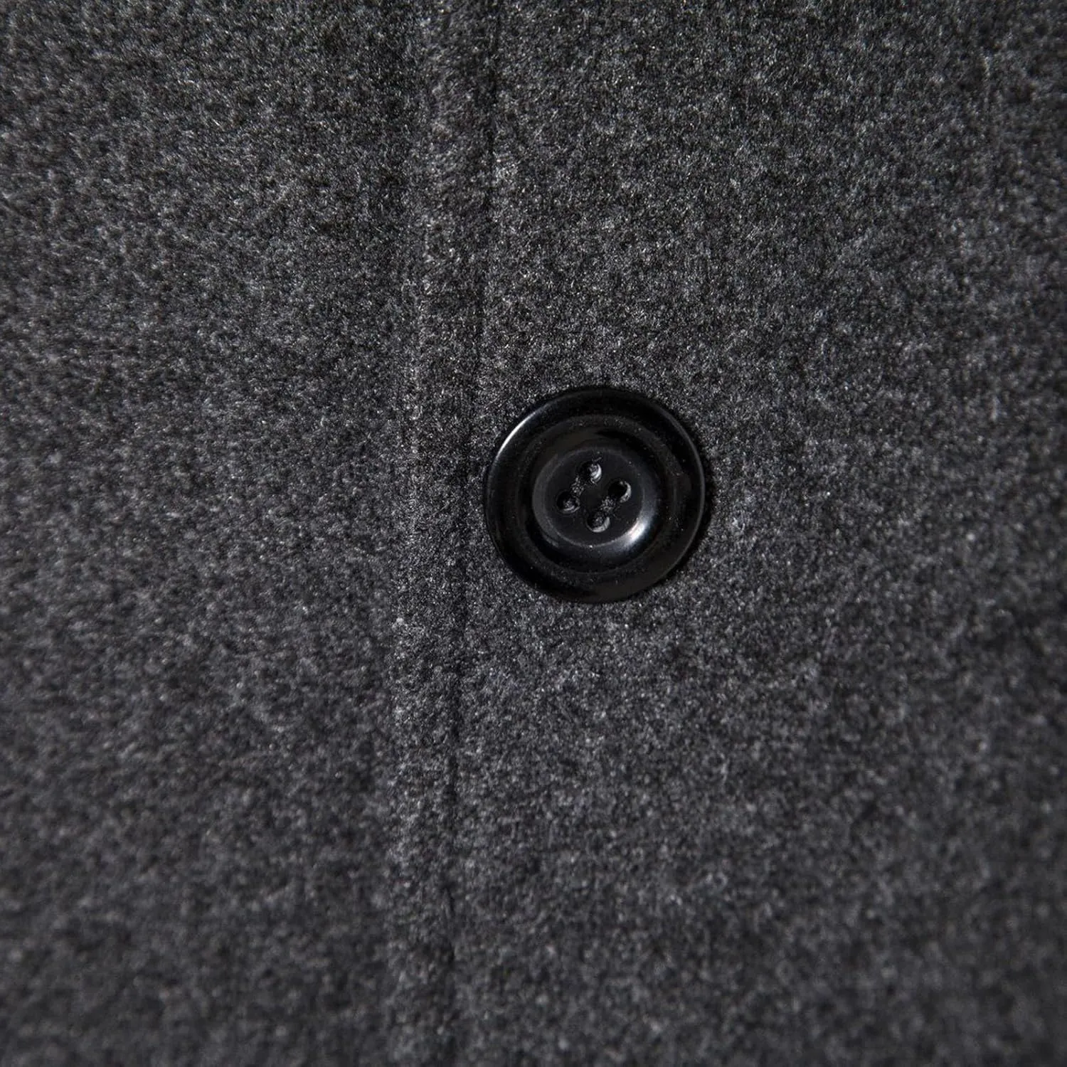 Dgoopd Mens Trench Coat Mid Length Wool Blend Coat Double Breasted Pea Coat Notch Lapel Jacket Dress Casual Winter Overcoat