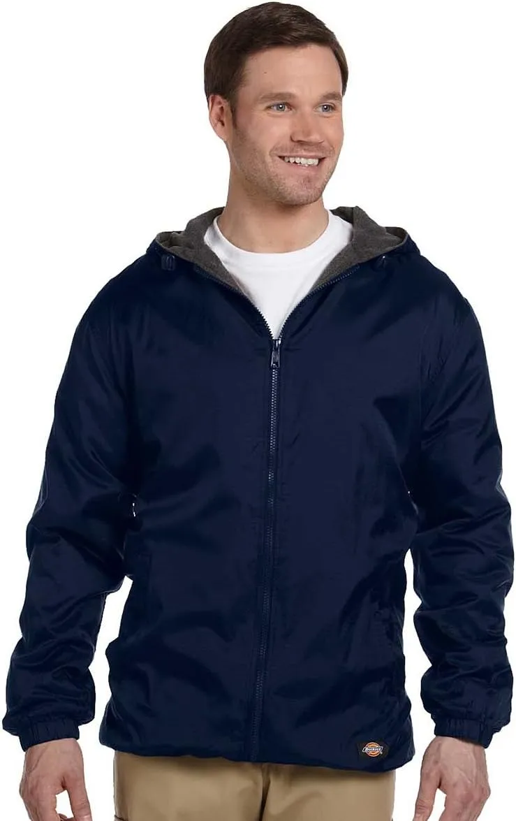 Dickies mens Fleece-lined Hooded Jacket