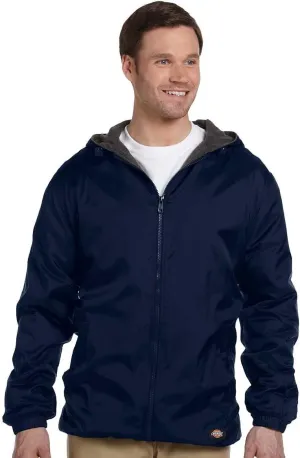 Dickies mens Fleece-lined Hooded Jacket