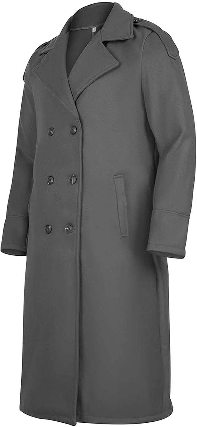 Duster Coat Print Lapel Button Down Long Sleeve Long Cardigan Windbreaker Loose Winter and Autumn Coat Jackets For