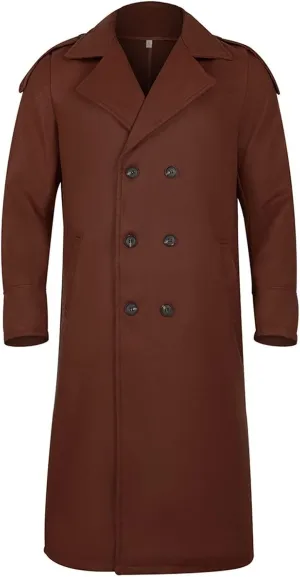 Duster Coat Print Lapel Button Down Long Sleeve Long Cardigan Windbreaker Loose Winter and Autumn Coat Jackets For