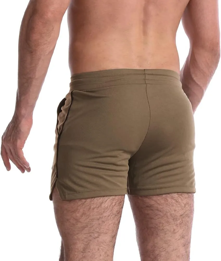 EVERWORTH Men's 5 Inch Inseam Workout Shorts Athletic Gym Shorts Bodybuilding Short Shorts Casual Running Shorts