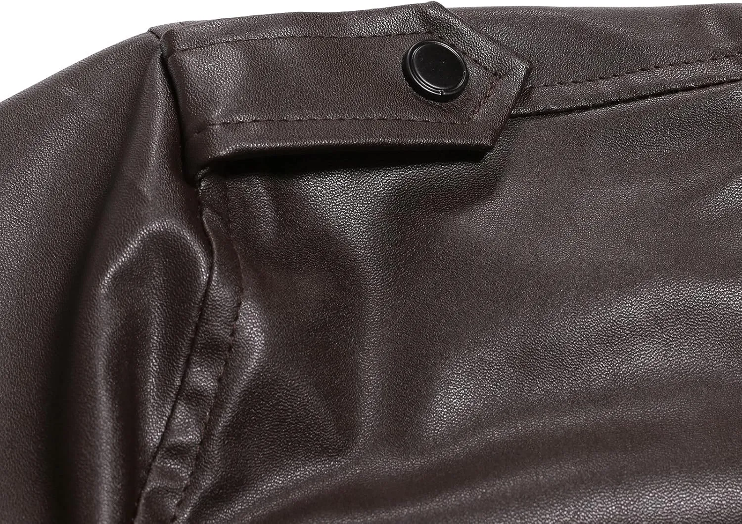 Faux Leather Jacket Men Slim Fit Racer Motorcycle Jackets Moto Coats Casual Stand Collar Biker Jacket