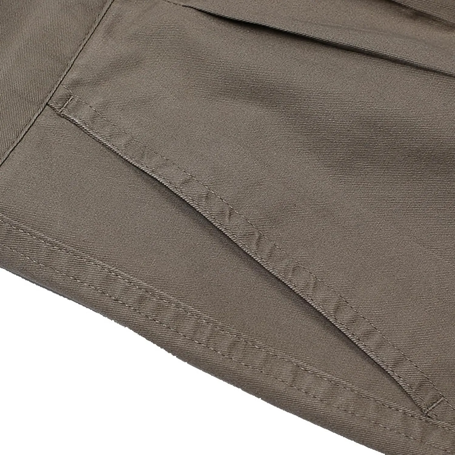 Finelylove Chino Pants Men Pleated Front Twill Dress Pants Loose Fit Flex Business Work Pants Straight Leg Trousers