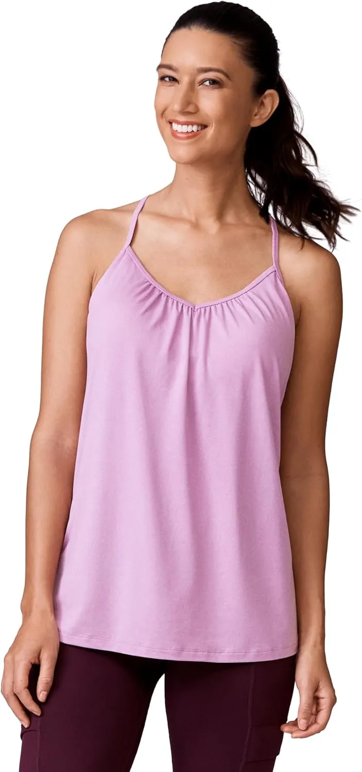 Free Country Women's Microtech® Chill B Cool V-Neck Cami Top with Built-in Bra