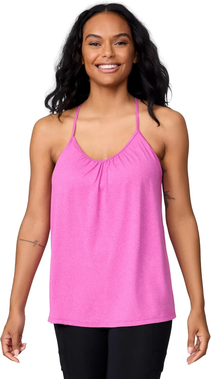 Free Country Women's Microtech® Chill B Cool V-Neck Cami Top with Built-in Bra