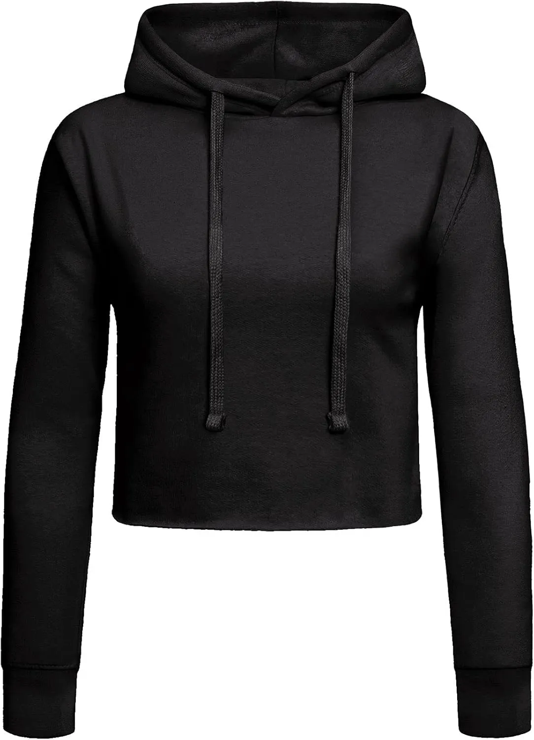 G-Style USA Women's Long Sleeve Crop Top Hoodie