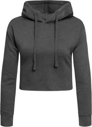 G-Style USA Women's Long Sleeve Crop Top Hoodie