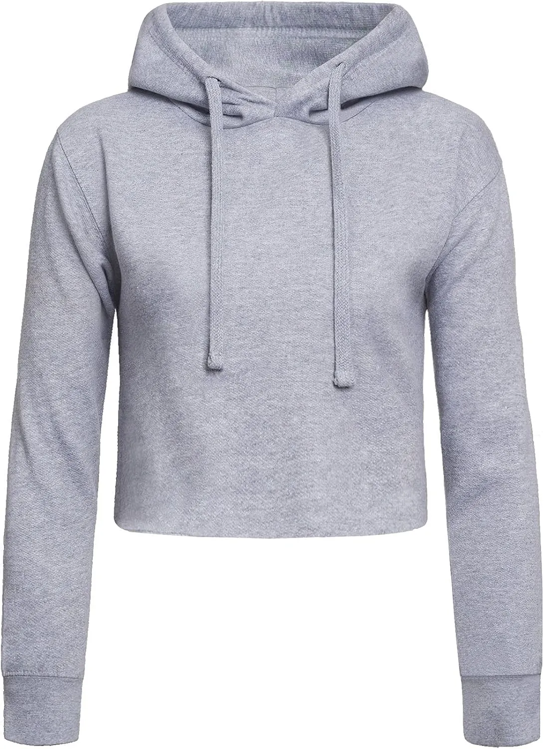 G-Style USA Women's Long Sleeve Crop Top Hoodie