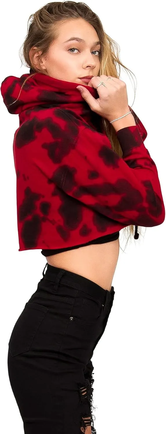 G-Style USA Women's Long Sleeve Crop Top Hoodie