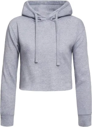 G-Style USA Women's Long Sleeve Crop Top Hoodie